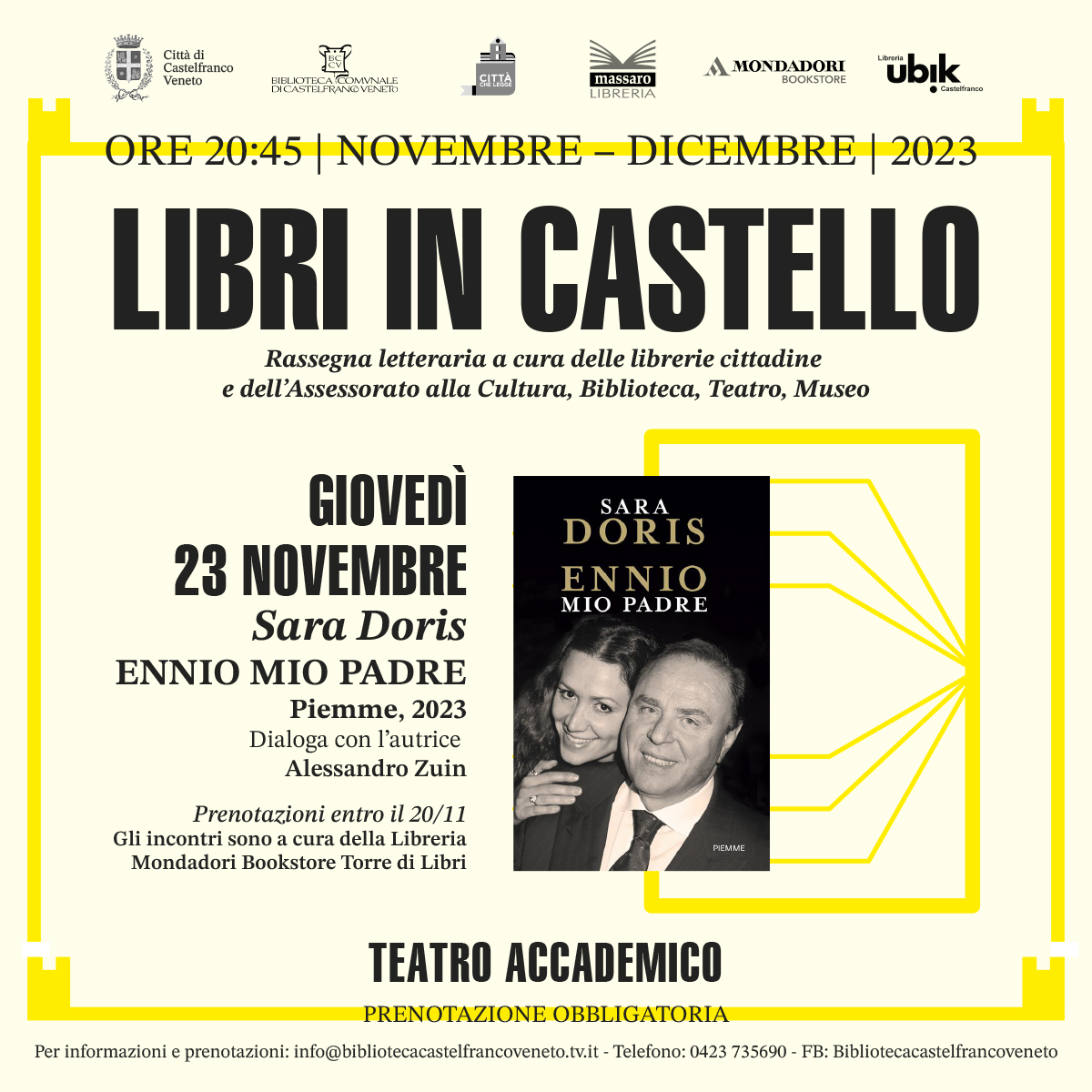 Immagine per LIBRI IN CASTELLO - Rassegna letteraria 