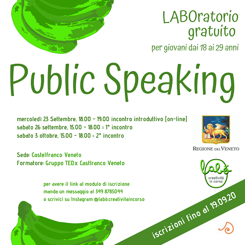 Laboratorio Public speaking