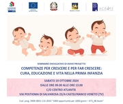 SEMINARIO - COMPETENZE PER CRESCERE E PER FAR CRESCERE: CURA, EDUCAZIONE E VITA NELLA PRIMA INFANZIA