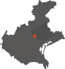 Immagine dei limiti geografici della regione veneto